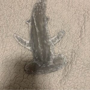 Gray Shark Sculpture